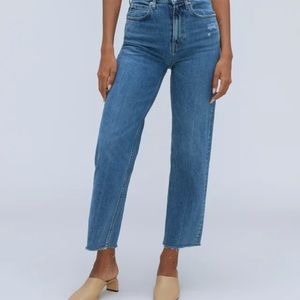 Everlane Way High Jean in "Distressed"